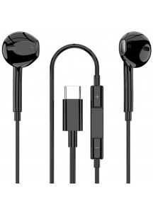 Type-C In-ear Headphones Wired, Black（Single shot is not delivered）