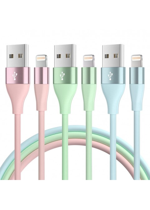 Phone Charger 3Pack 10FT Lightning Cable(Single shot is not delivered)