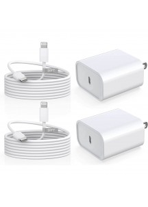 2 Pack PD 20W USB C Wall Charger Block(Single shot is not delivered)