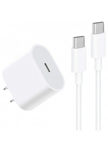 Charger with USB C to C Charging Cable(Single shot is not delivered)